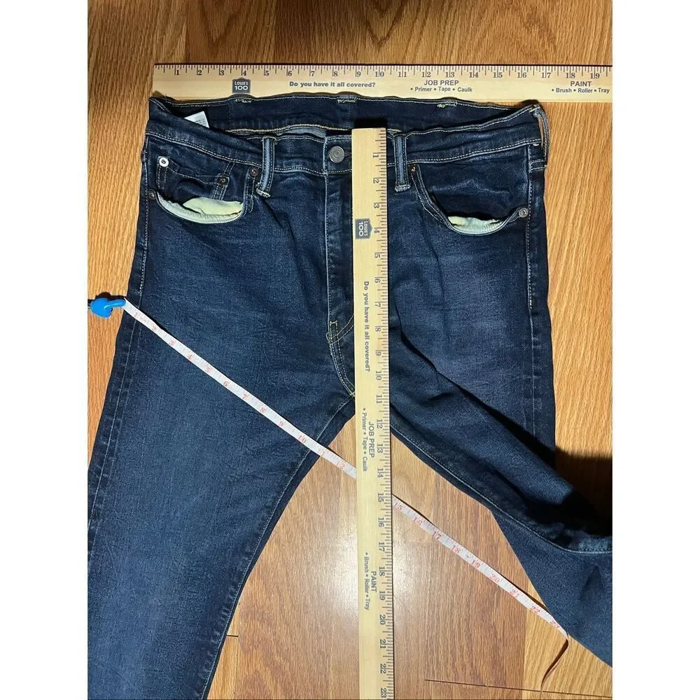 Levi’s Men’s 511 Slim Stretch Selvedge Jeans 38x32 (Actual 34x30)